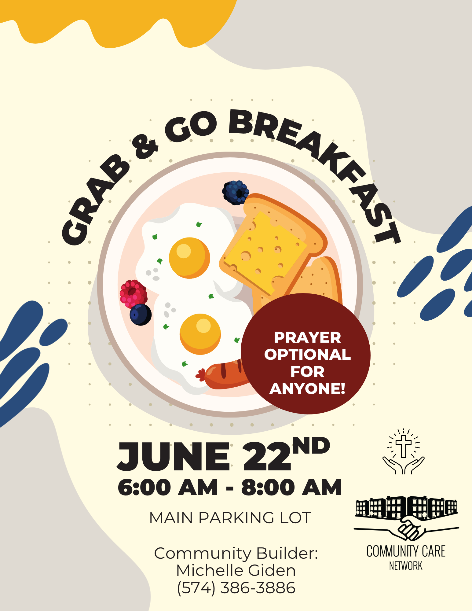 Prayer Grab and Go Breakfast