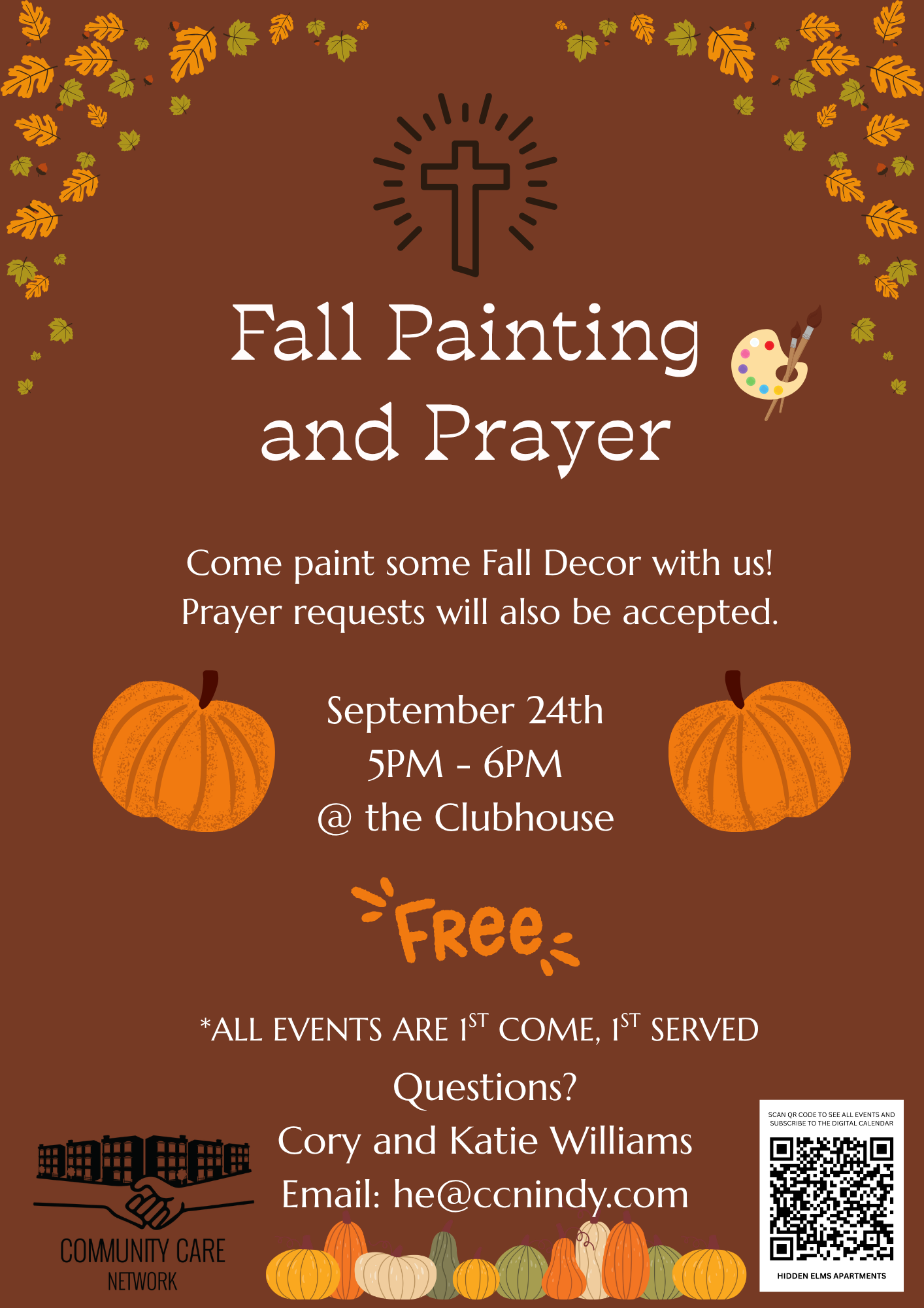 Fall Painting and Prayer